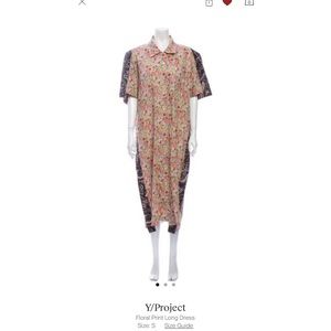 Floral boho avant dress